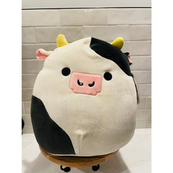 12" Clover the Bull Squishmallows COWS Exclusive - Picture 1 of 3